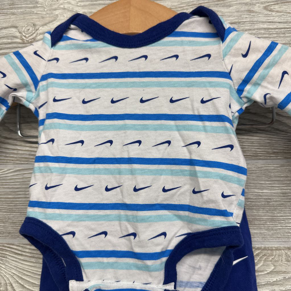 LS Bodysuit & Pants Swoosh NB