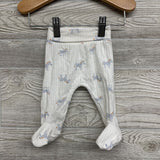 Side Snap Ribbed Shirt & Pants Zebras NB