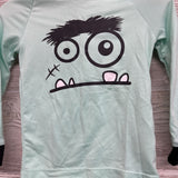 2 Pc Pj Monster Face 3t