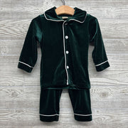 2 Pc Velvet Pj 9-12M