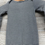 Modal PJ Gown Stripes NB