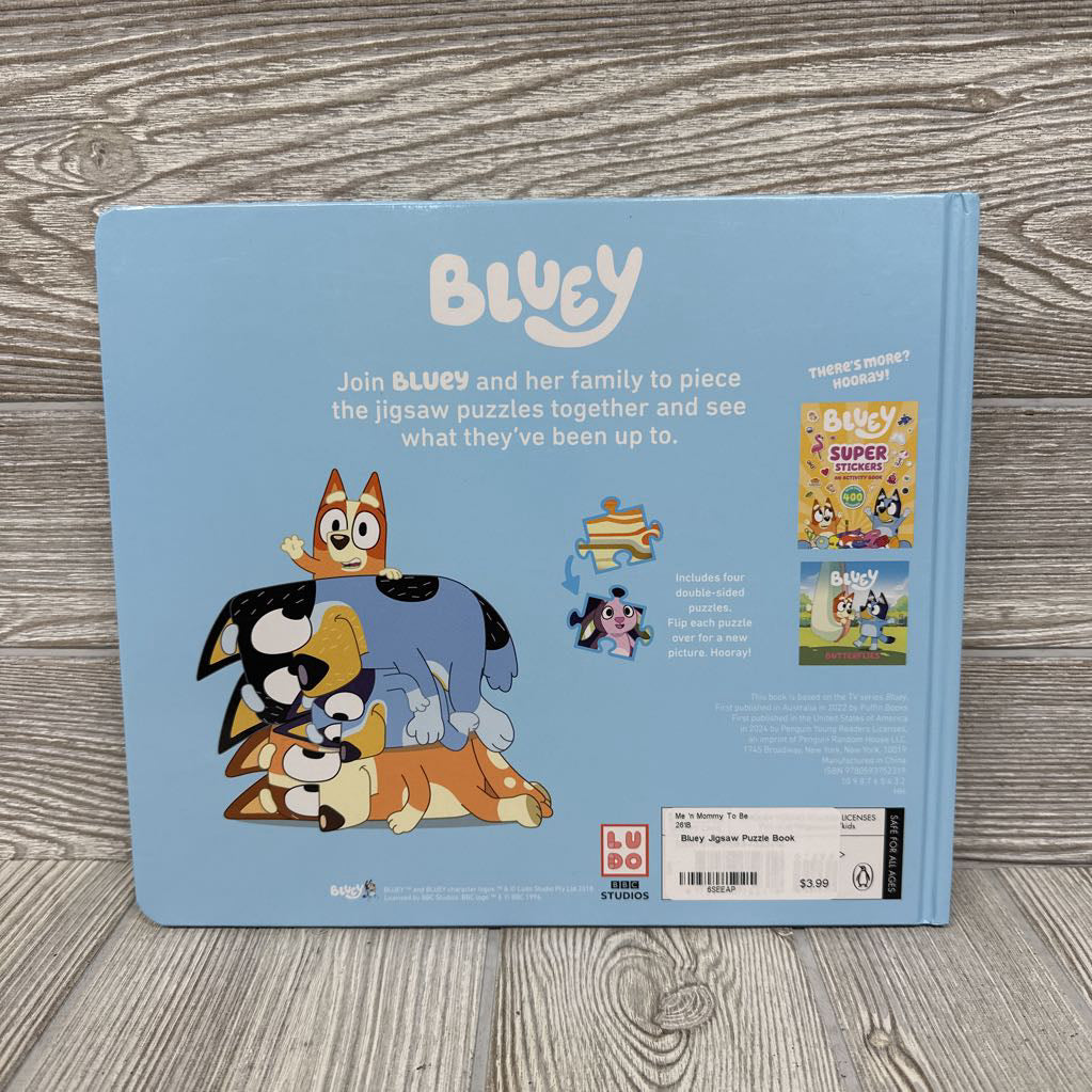 Bluey Jigsaw Puzzle Book