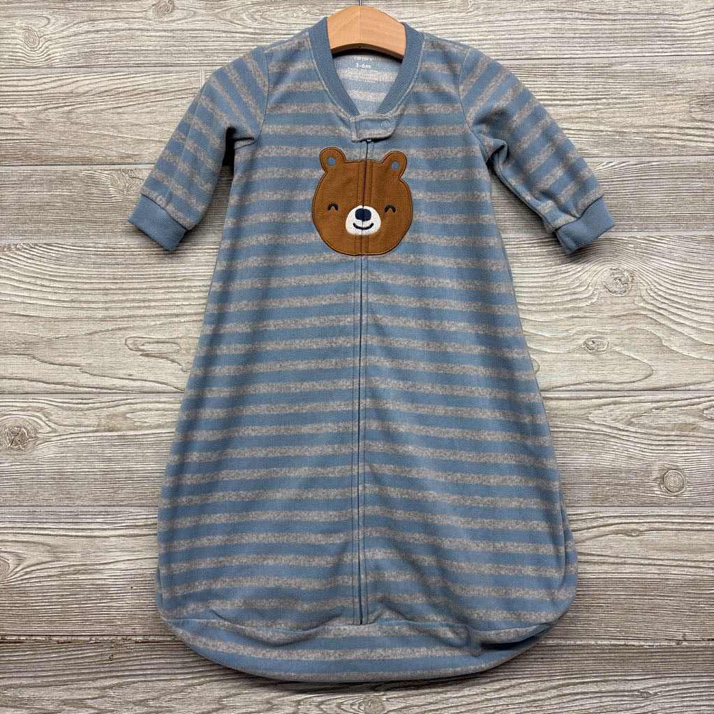 Blanket Sleepsack Stripes Bear 3-6M