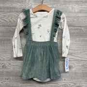 NEW Velour Jumper & LS Bodysuit Bear, Tree 24M