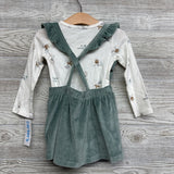 NEW Velour Jumper & LS Bodysuit Bear, Tree 24M