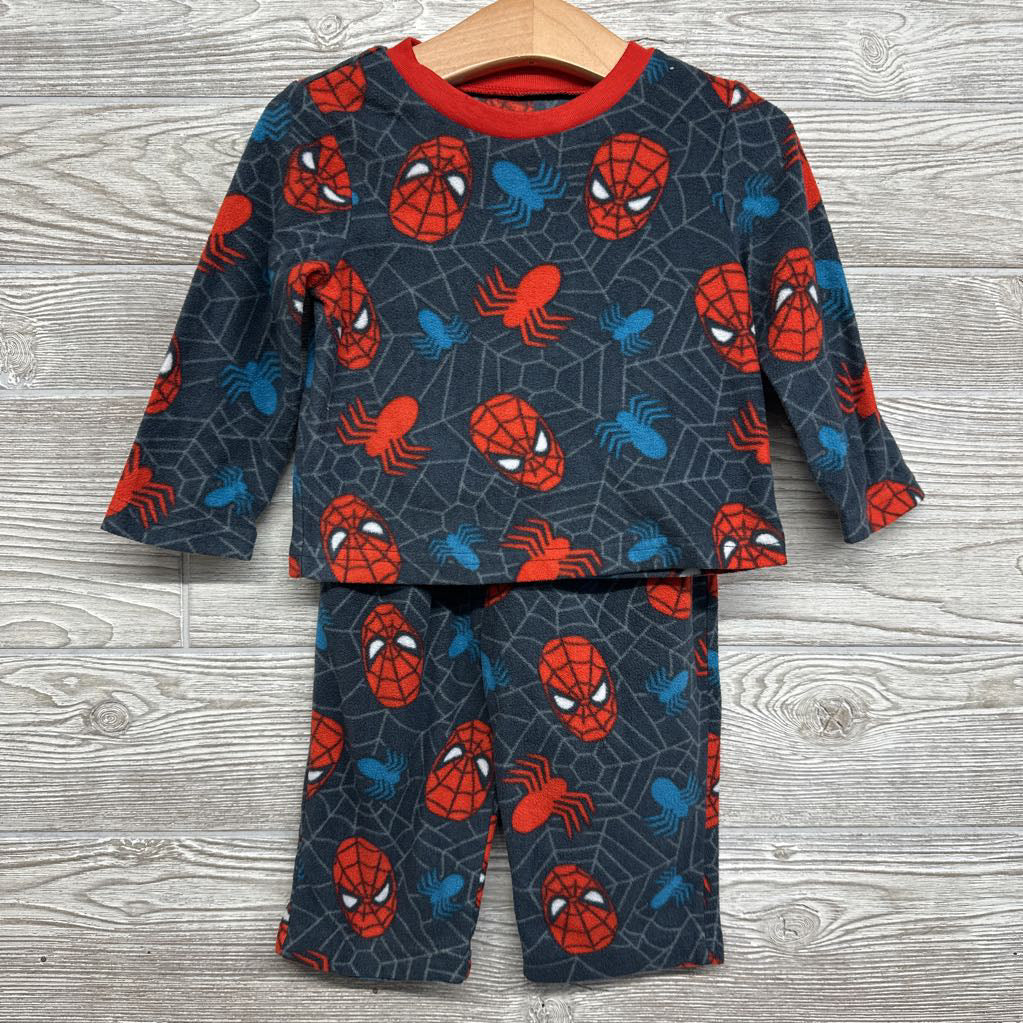 2 Pc Fleece Pj Spider-man 2t