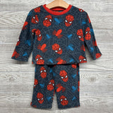 2 Pc Fleece Pj Spider-man 2t