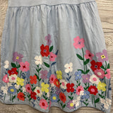 NEW Tank Top Dress Flowers 8-10