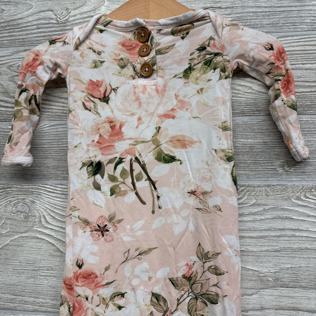 Knotted Gown Flowers 0-3M