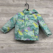 3 In 1 Plaid Winter Coat Tie Dye 3t