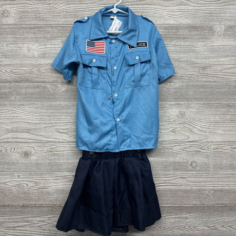 Police Costume- Shirt & Skirt