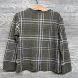 NEW Viscose Plaid Henley Shirt 4t