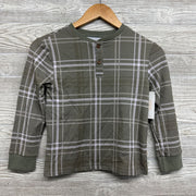 NEW Viscose Plaid Henley Shirt 7