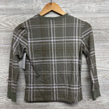 NEW Viscose Plaid Henley Shirt 7
