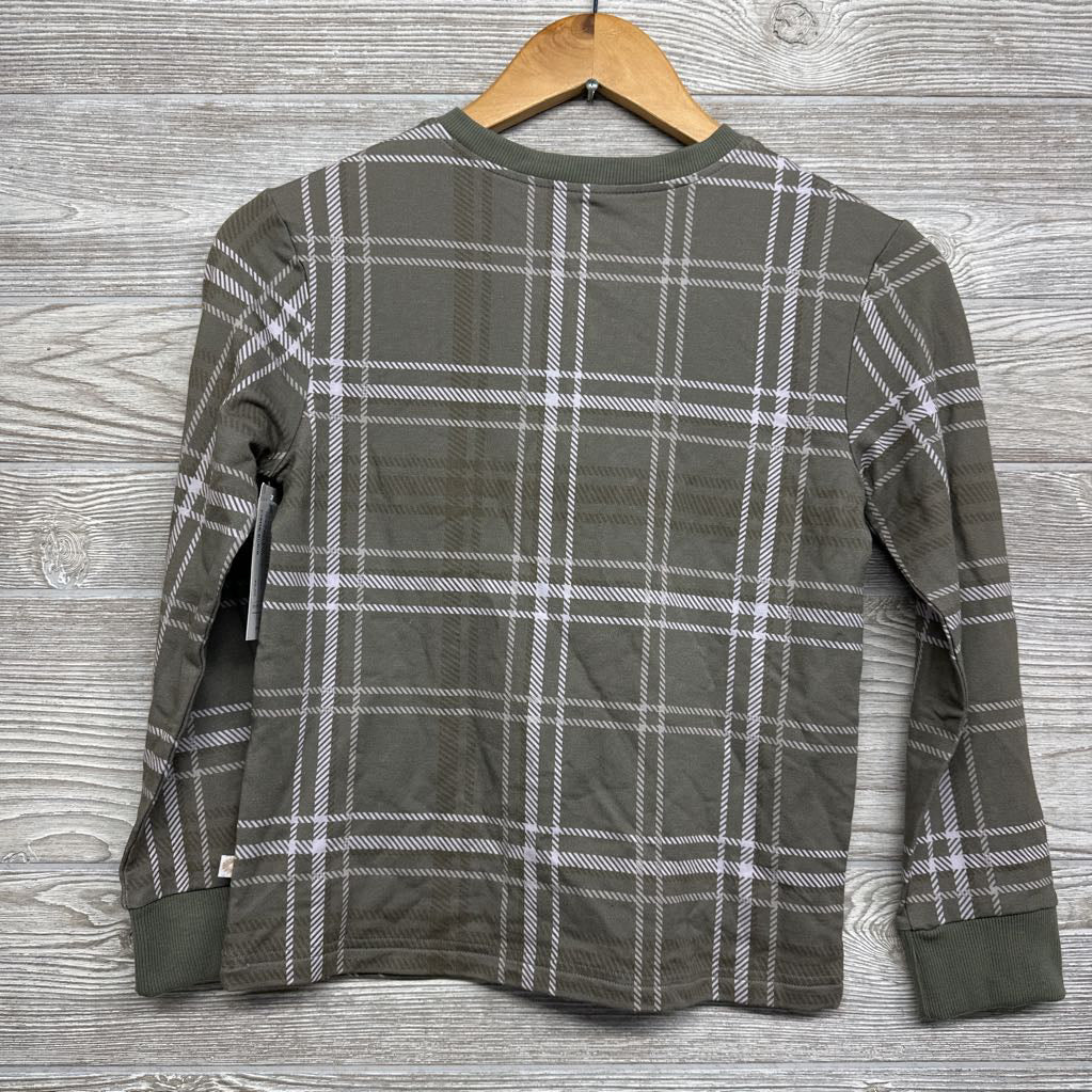 NEW Viscose Plaid Henley Shirt 8