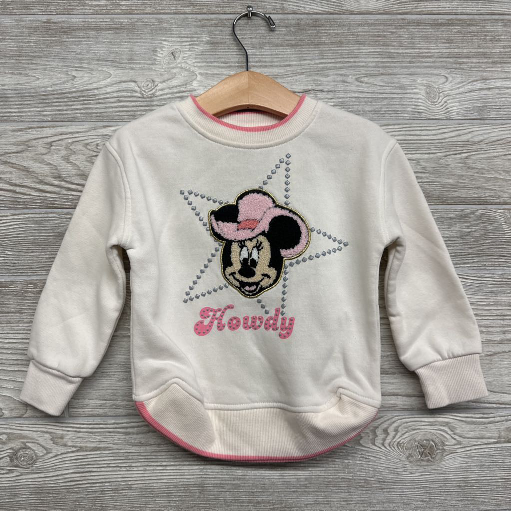 Minnie Mouse Crewneck Howdy 3t