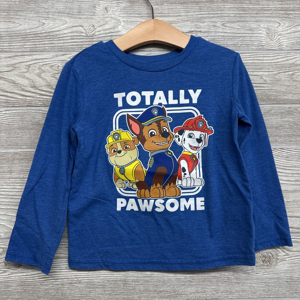 LS Shirt Totally Pawsome 4t