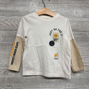 LS Shirt Just Go For It 4t
