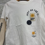 LS Shirt Just Go For It 4t