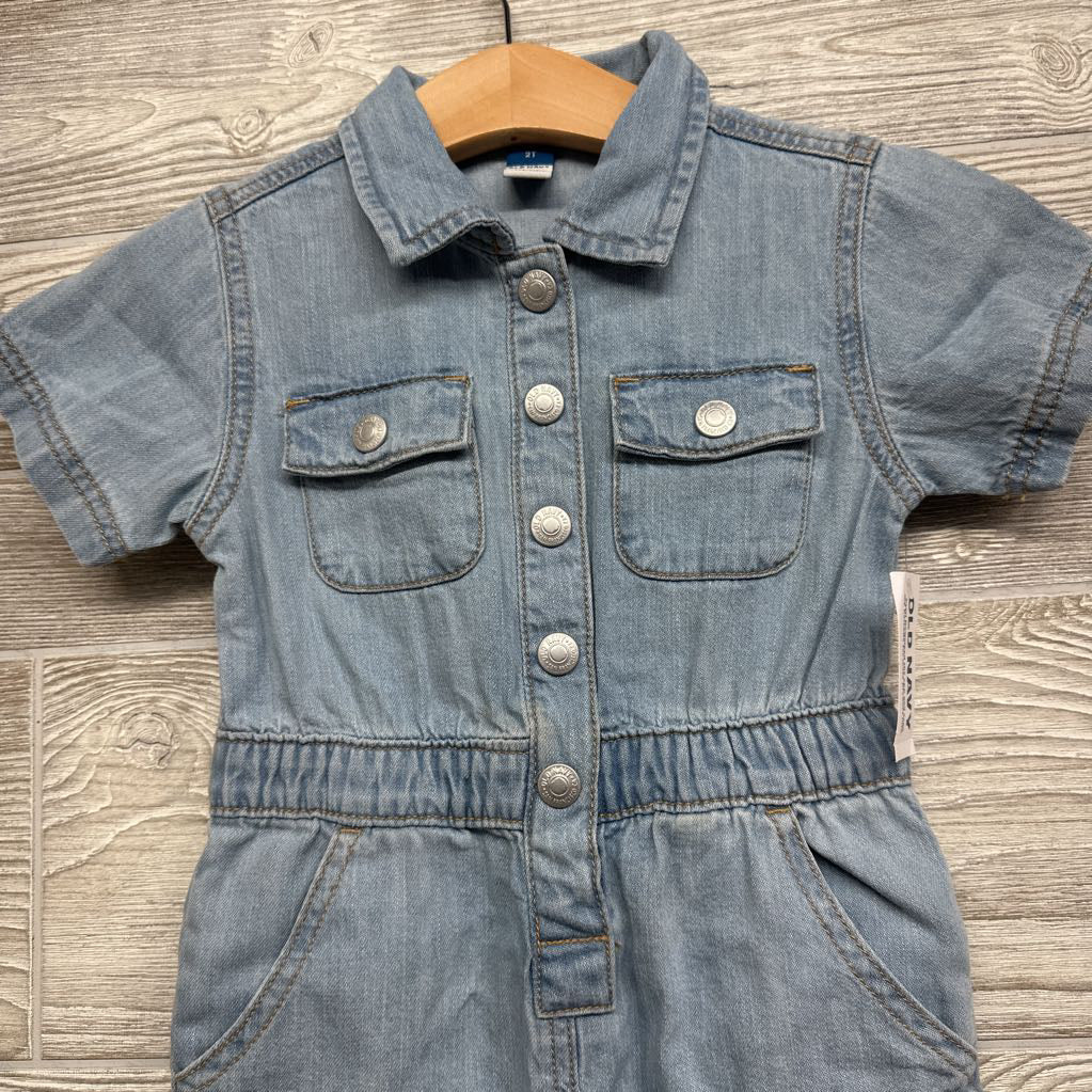 NEW Denim Jumper 2t