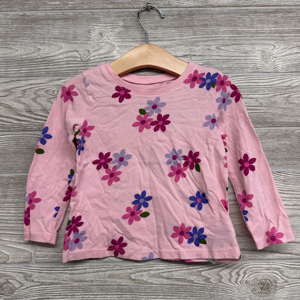 LS Shirt Flowers 3t