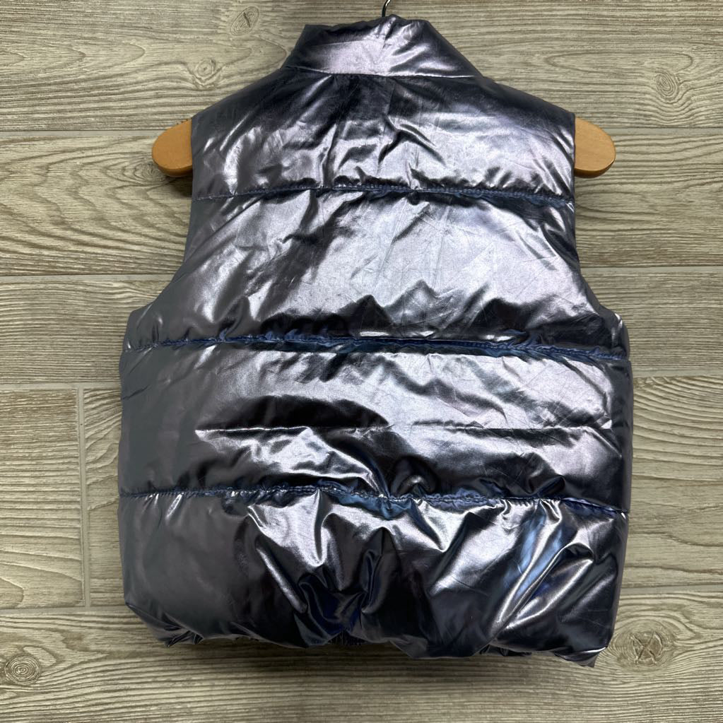 Metallic Puffer Vest 3t