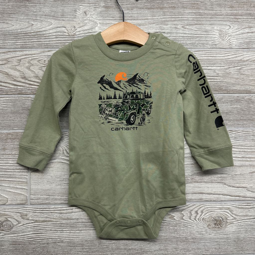 NEW LS Shirt & Camo Overalls 18M