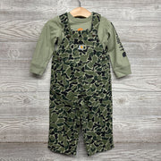 NEW LS Shirt & Camo Overalls 18M