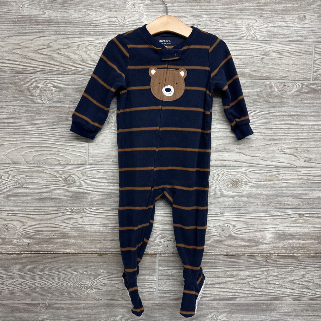 Blanket Sleeper Bear & Stripes 18M