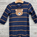 Blanket Sleeper Bear & Stripes 18M