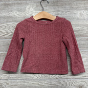Glitter Ribbed LS Shirt 2t