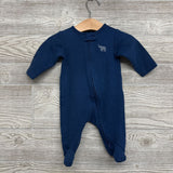 Waffle Knit Sleeper Elephant 0-3M
