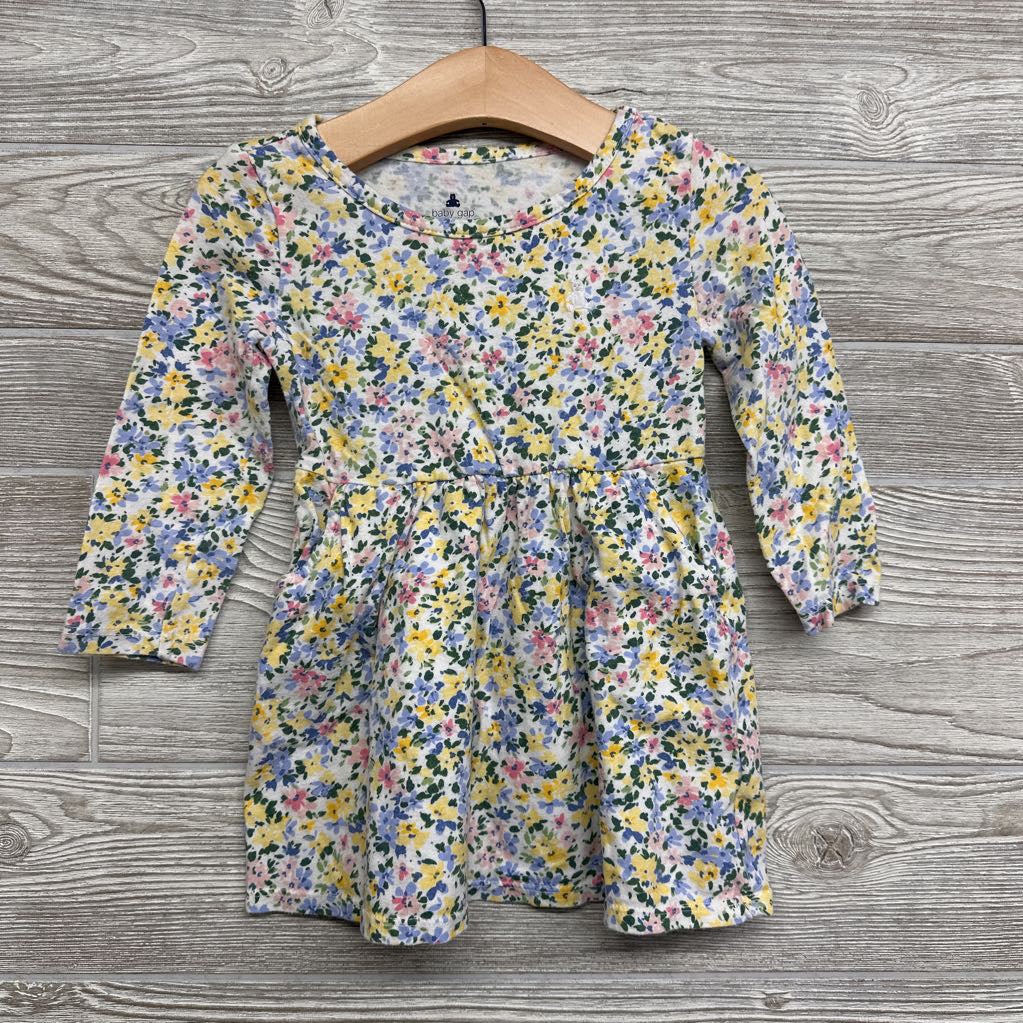 LS Dress Flowers 2t