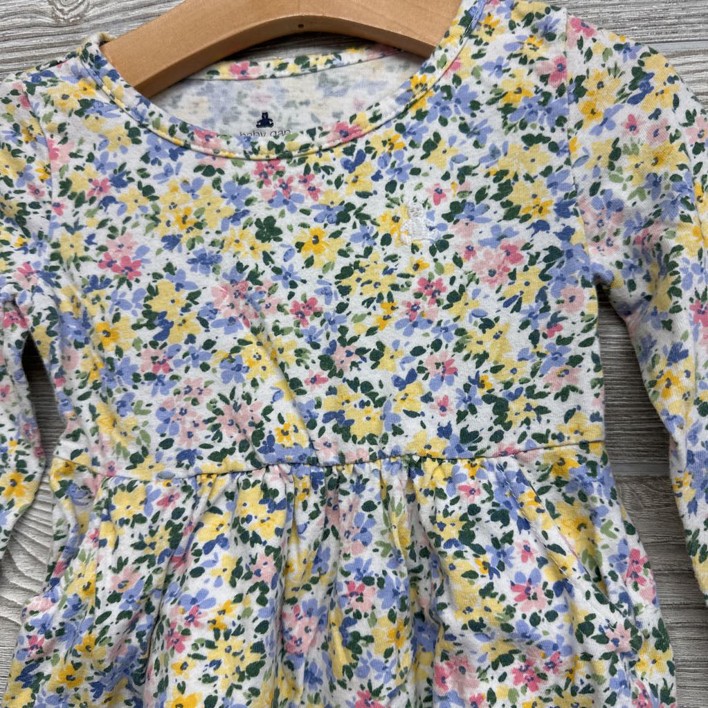 LS Dress Flowers 2t