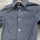 Gingham Button Up Bodysuit 12M