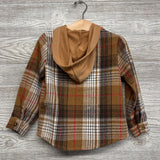 Plaid Button Up Shirt W/ Hood 4t