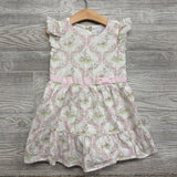Dress Rabbits Eyelet Flutter Sleeves 4t