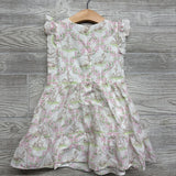 Dress Rabbits Eyelet Flutter Sleeves 4t