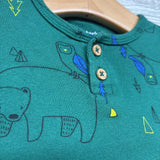 Henley Bodysuit & Pants Bear 9M