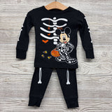 2 Pc Pj Mickey Mouse Skeleton 2t