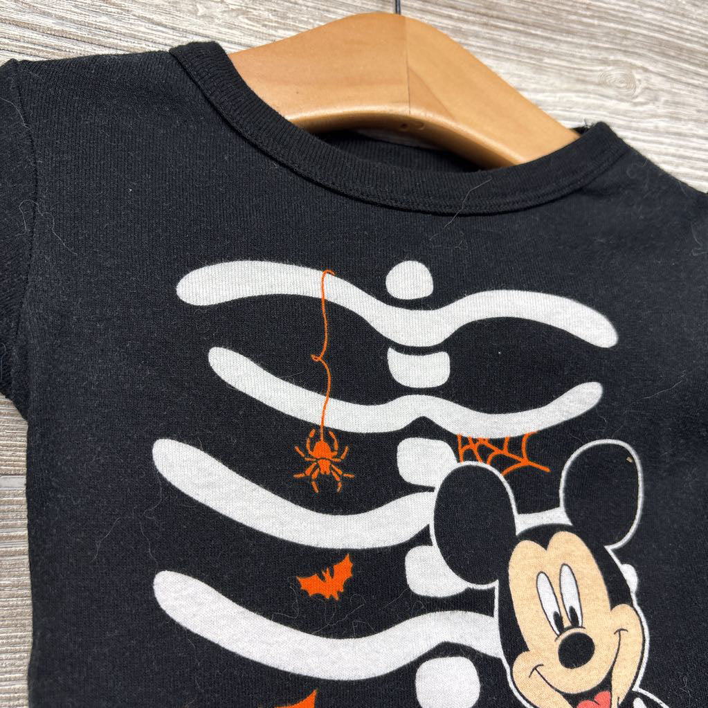 2 Pc Pj Mickey Mouse Skeleton 2t