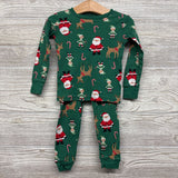 2 Pc Pj Santa, Elves & Reindeer 2t