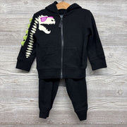 Hoodie Dinosaur Skeleton & Sweatpants 2t