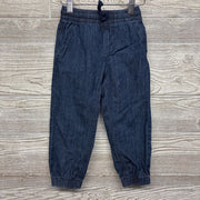 Chambray Pull On Drawstring Joggers 3T