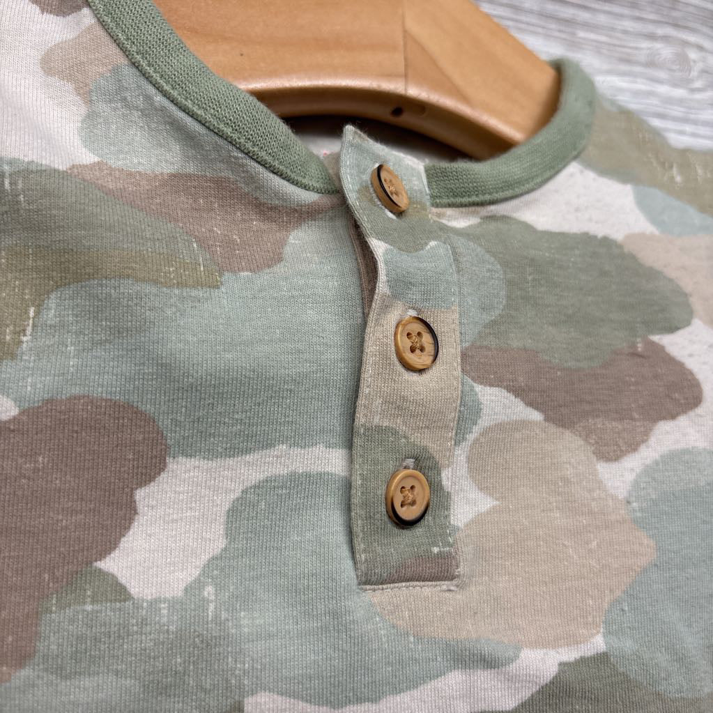 LS Henley Shirt & Pants Camo 12M