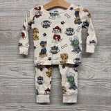 2 Pc LS PJs Characters 12-18M