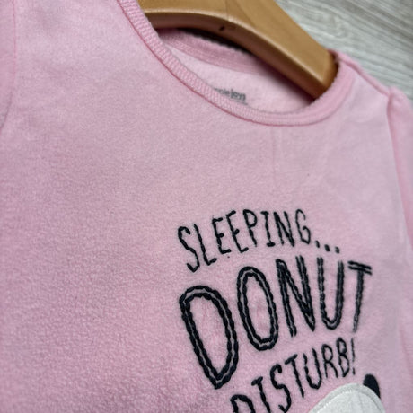 2 Pc LS Fleece PJs Sleeping Donut Disturb Pandas 2T