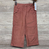 NEW Pull On Wide Leg Cord Pants Scallop Pockets3T