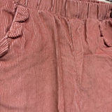 NEW Pull On Wide Leg Cord Pants Scallop Pockets3T