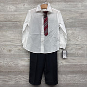 NEW LS Button Up Dress Shirt, Tie & Dress Pants 4T